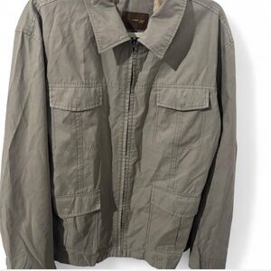 Robert Louis Men's Olive Military Jacket